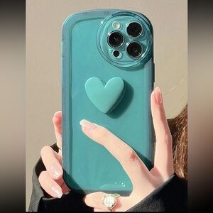 Small Heart Shaped Phone Case Compatible With Apple iPhones 12